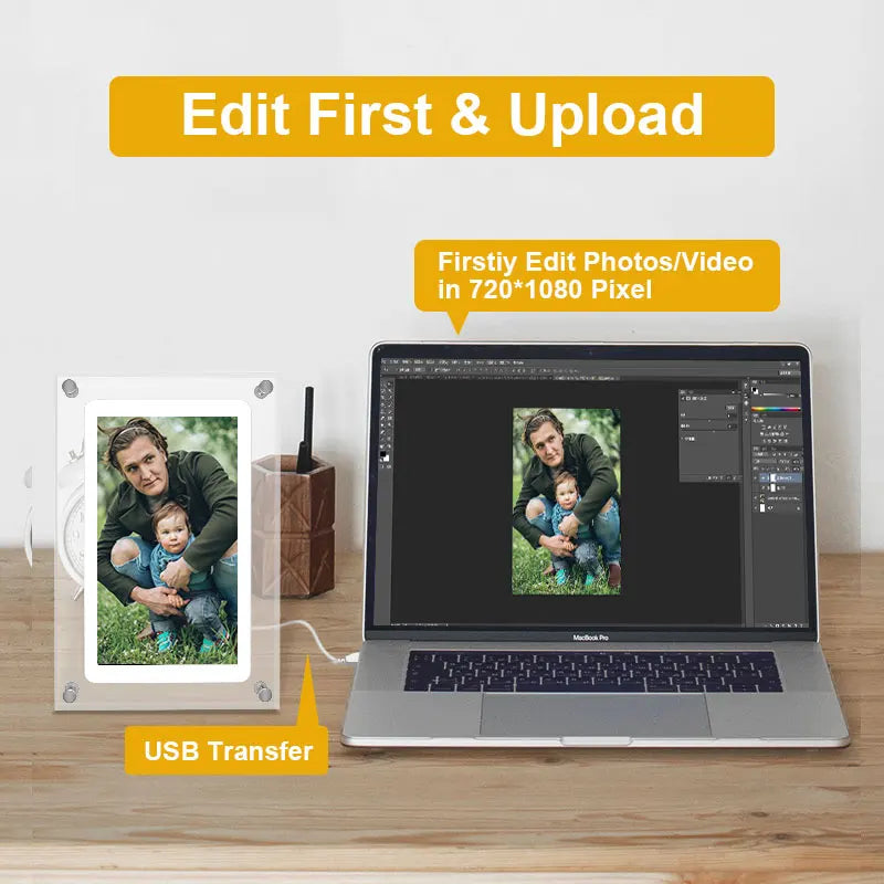 HENCHOM™ Acrylic Digitial Photo Frame